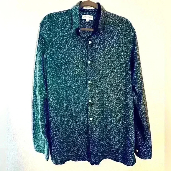 John W. Nordstrom Button Up 100% Cotton Shirt Size L - Picture 1 of 5